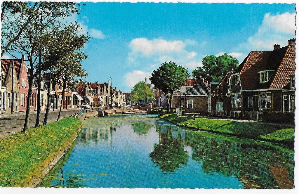 Sus224 ongelopen oude ansichtkaart workum sud, Ophalen of Verzenden, 1960 tot 1980, Gelopen