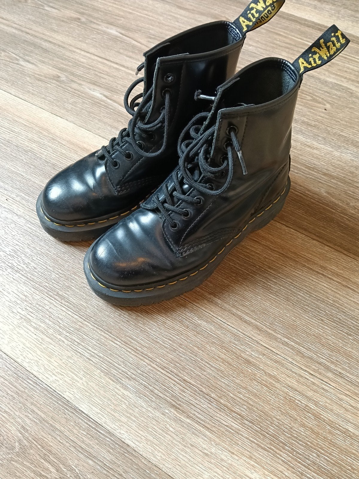 Dr. Martens 1460 Smooth Leer Laarzen Maat 39 Zwart, Zwart, Lage of Enkellaarzen, Ophalen of Verzenden, Dr. Martens