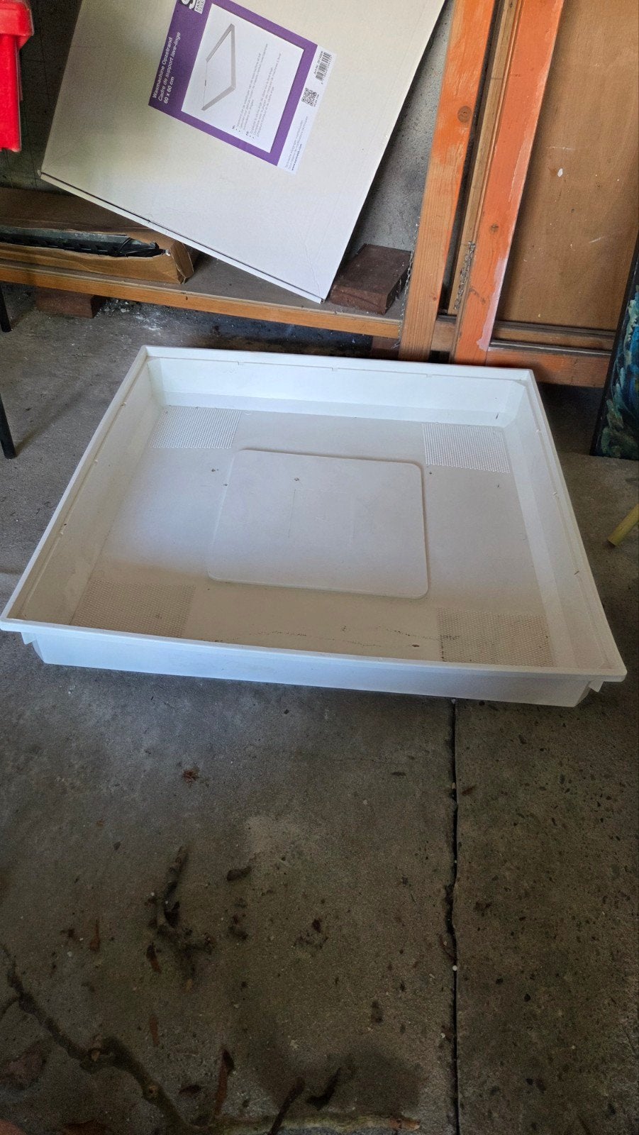 Wasmachine opvangbak 60x60 cm, Ophalen of Verzenden