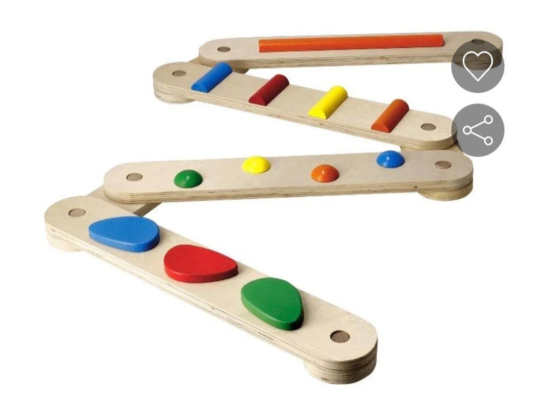 2 x evenwichtsbalk, Kinderen en Baby's, Speelgoed | Houten speelgoed, Ophalen of Verzenden, Zo goed als nieuw, Overige typen
