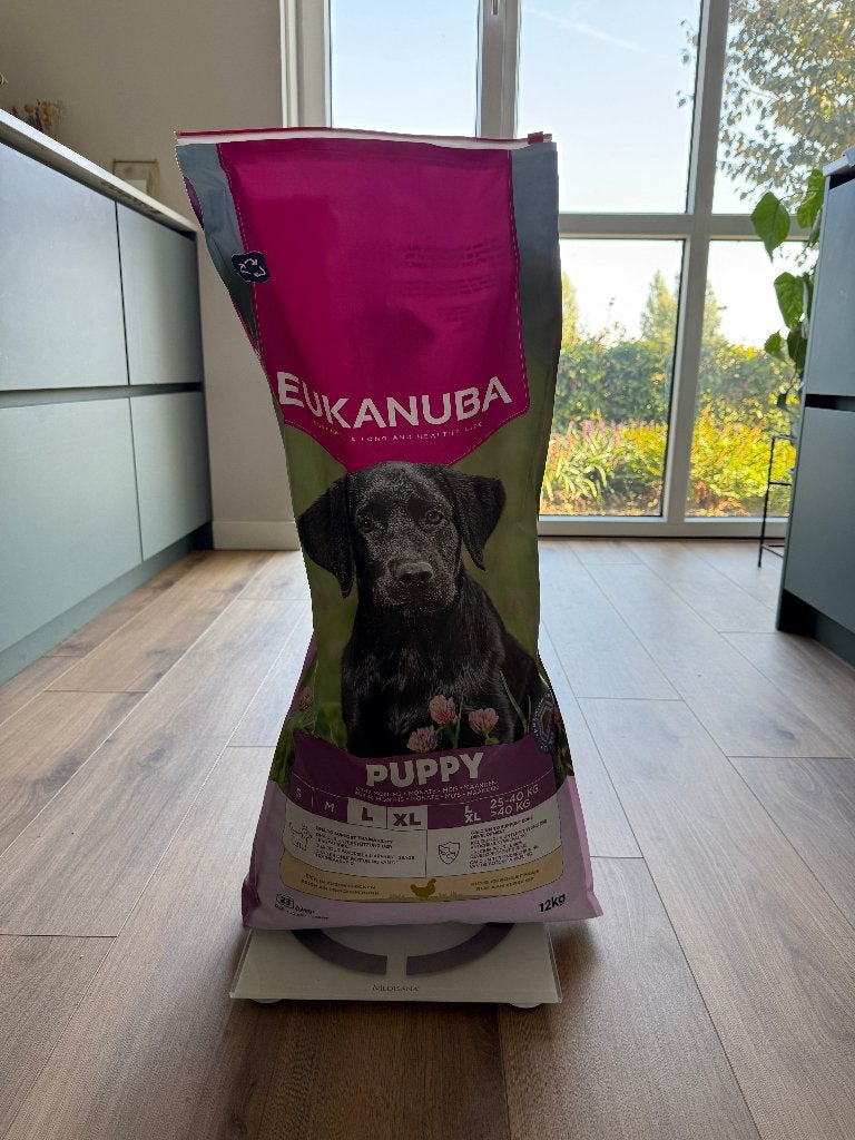 Geopende Eukanuba Puppy L/XL (6kg), Ophalen, Hond