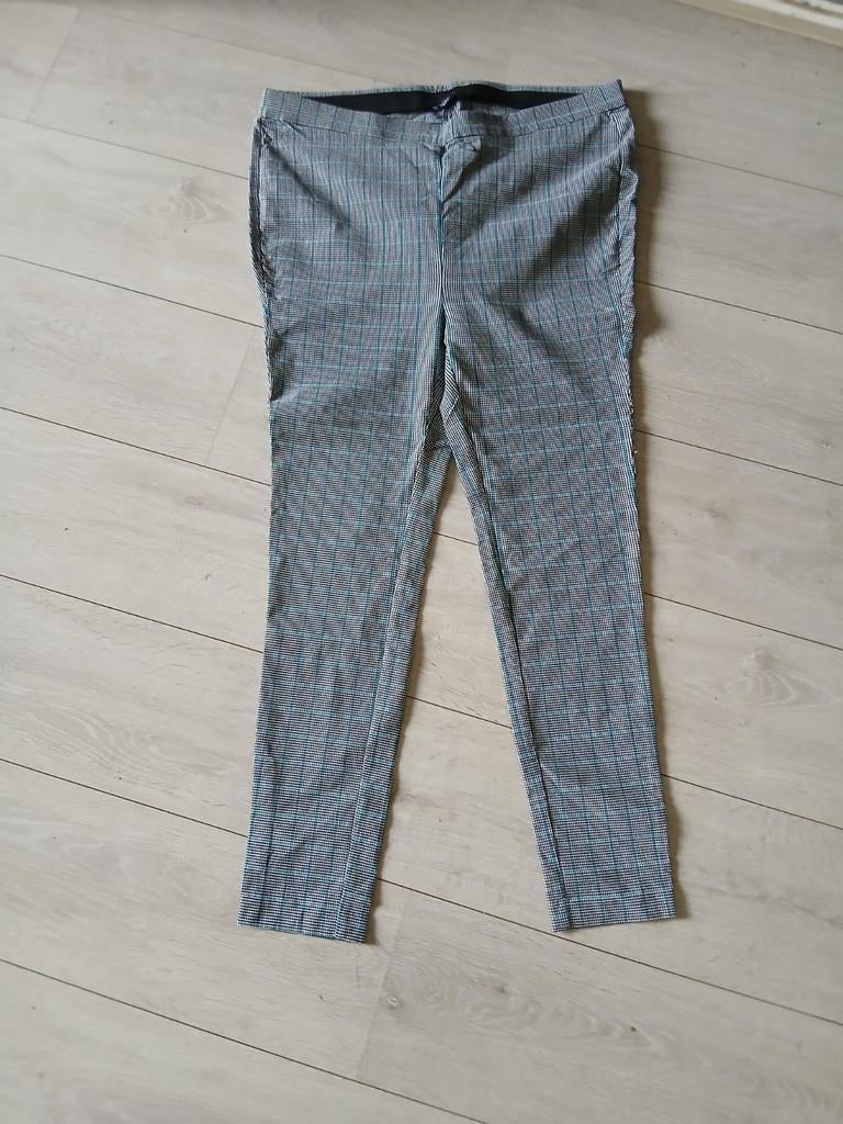 Norah legging maat 48 zwart wit groen geruit, Kleding | Dames, Ophalen of Verzenden