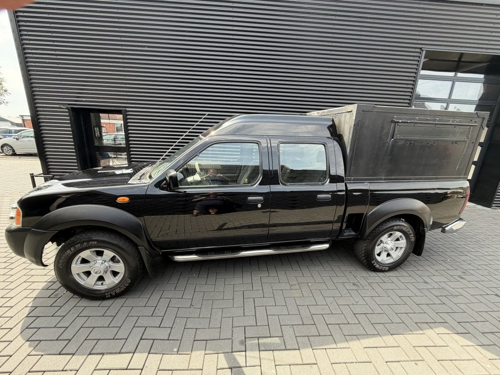 Nissan Pickup 2.5DTi Double Cab 2005| LANG| AIRCO| REVISIE M, Auto's, Stof, Gebruikt, Overige modellen, 4 cilinders