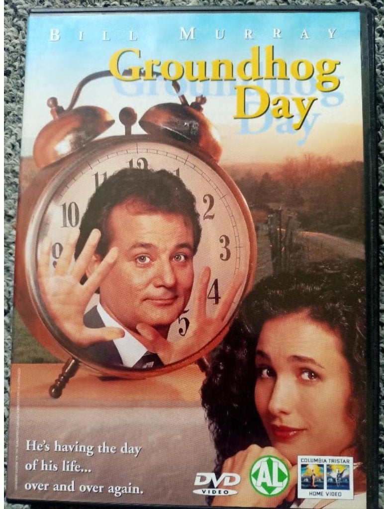 Groundhog Day IMDb 8.0 komedie Bill Murray, Actiekomedie, Alle leeftijden, Nederlands, Ophalen of Verzenden