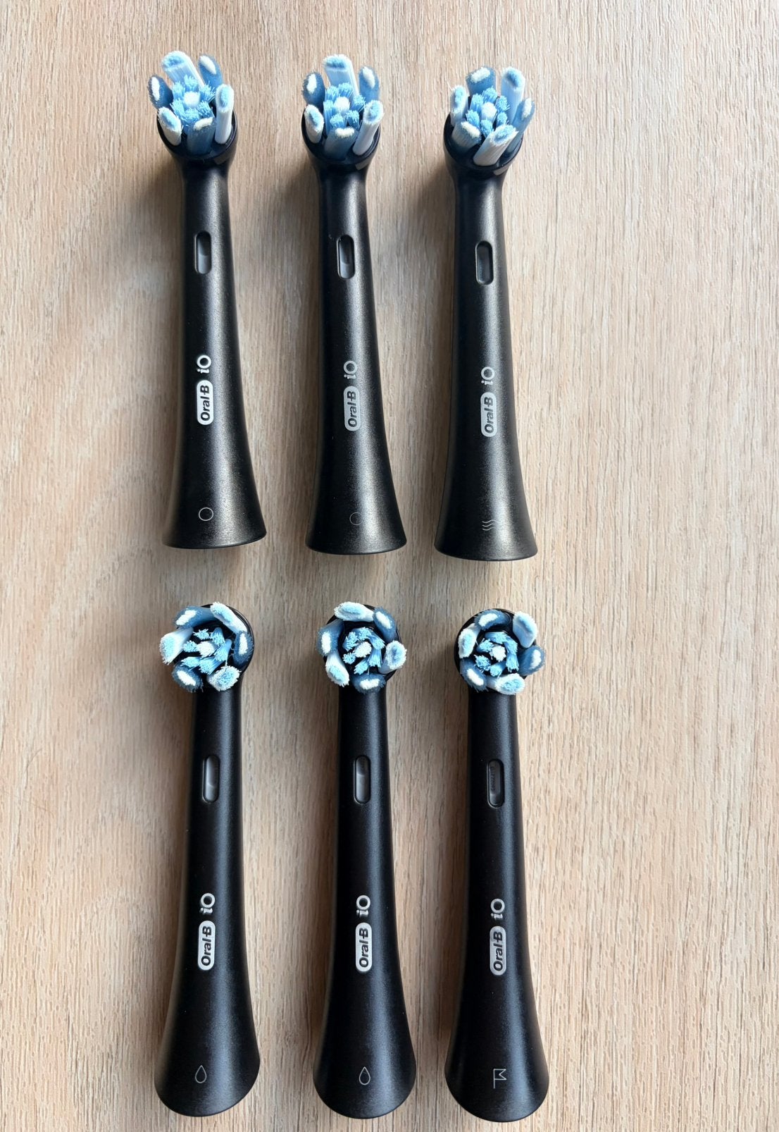 6 nieuwe Oral-B iO opzetborstels ultimate clean, zwart, Ophalen of Verzenden, Nieuw, Opzetborstel