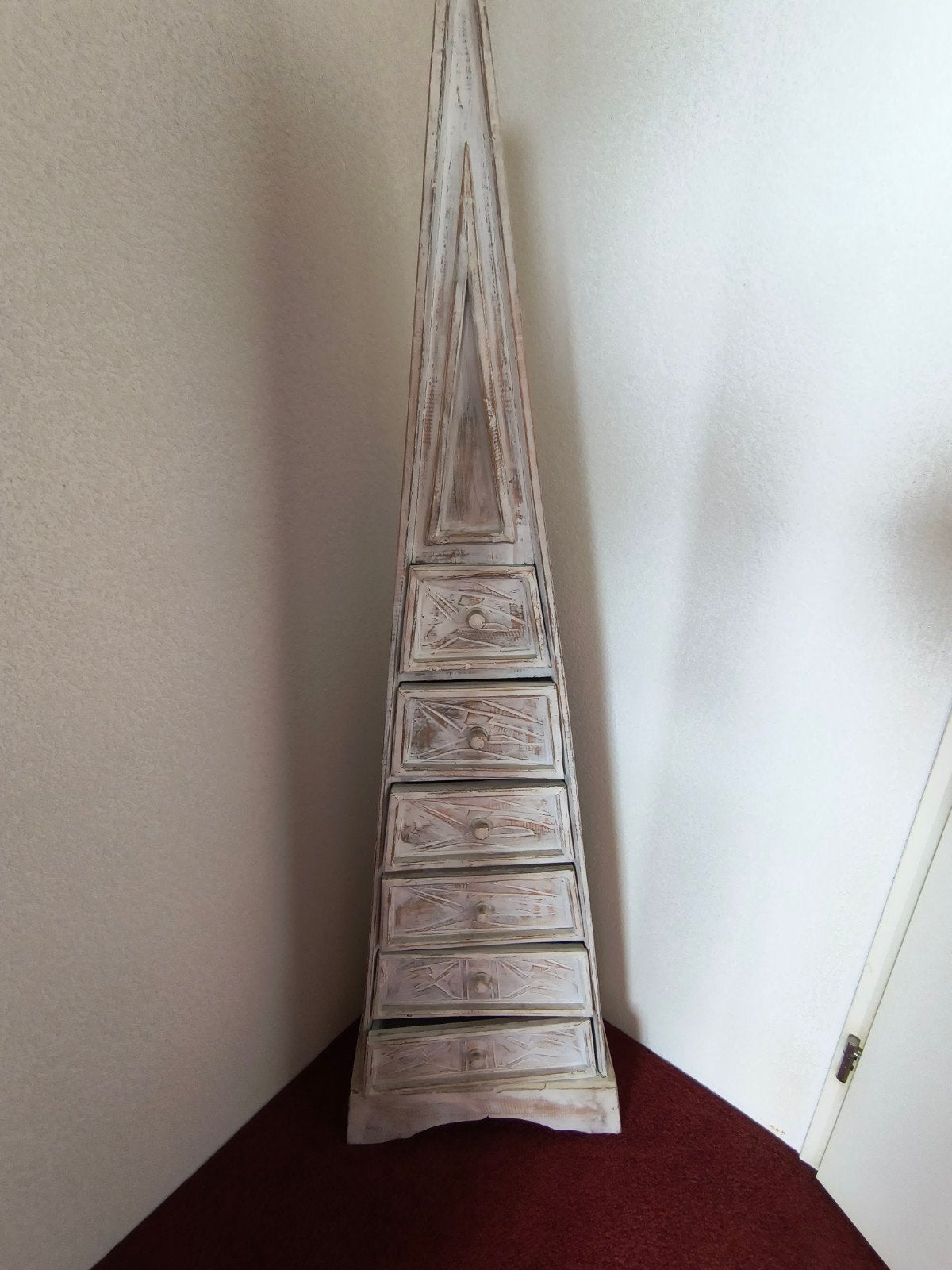 Chinees hoekkastje, Huis en Inrichting, Ophalen, Minder dan 50 cm, 5 laden of meer, 100 tot 150 cm