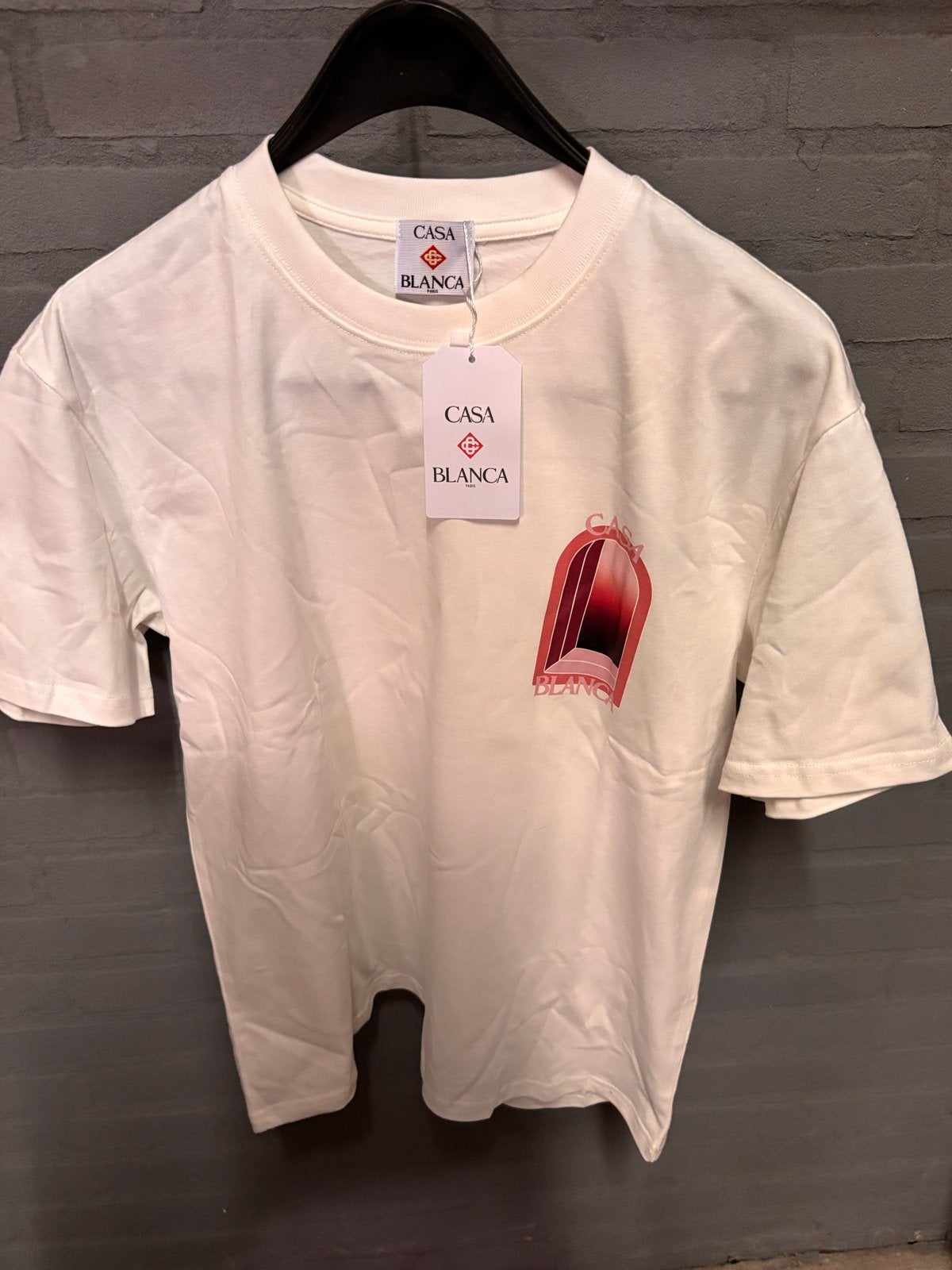 Nieuw Casablanca met kaartjes - Maat M, Kleding | Heren, T-shirts, Ophalen of Verzenden, Nieuw, Maat 48/50 (M), Wit
