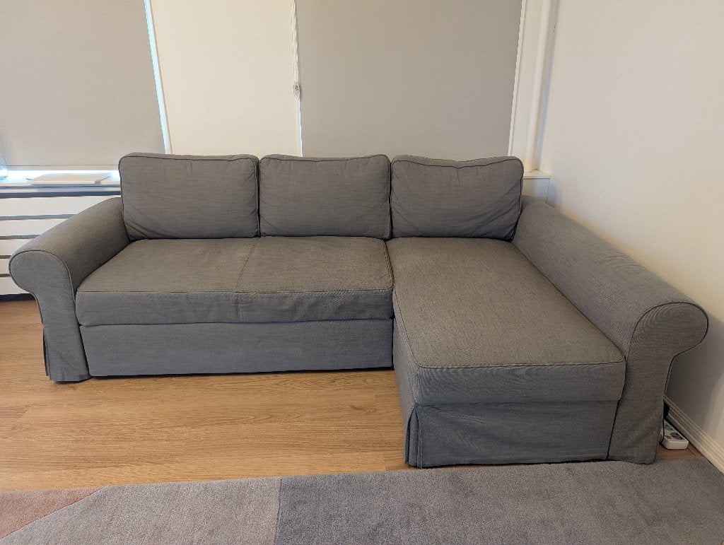 IKEA 3-zitsslaapbank - 3-seater sofa bed, Ophalen, Overige materialen, 250 tot 300 cm, Gebruikt