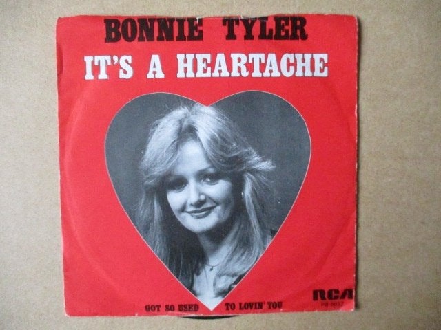 s4892 bonnie tyler - its a heartache, Ophalen, Gebruikt, 7 inch, Overige genres