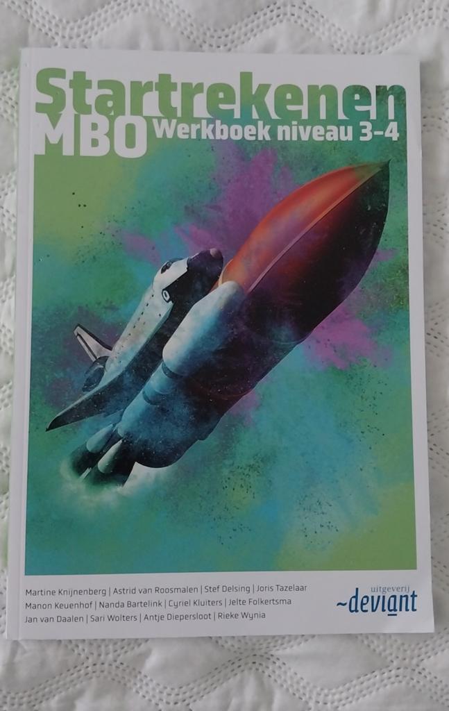 Werkboek MBO 3-4 startrekenen, Boeken, Schoolboeken, Ophalen of Verzenden, Zo goed als nieuw, Overige niveaus