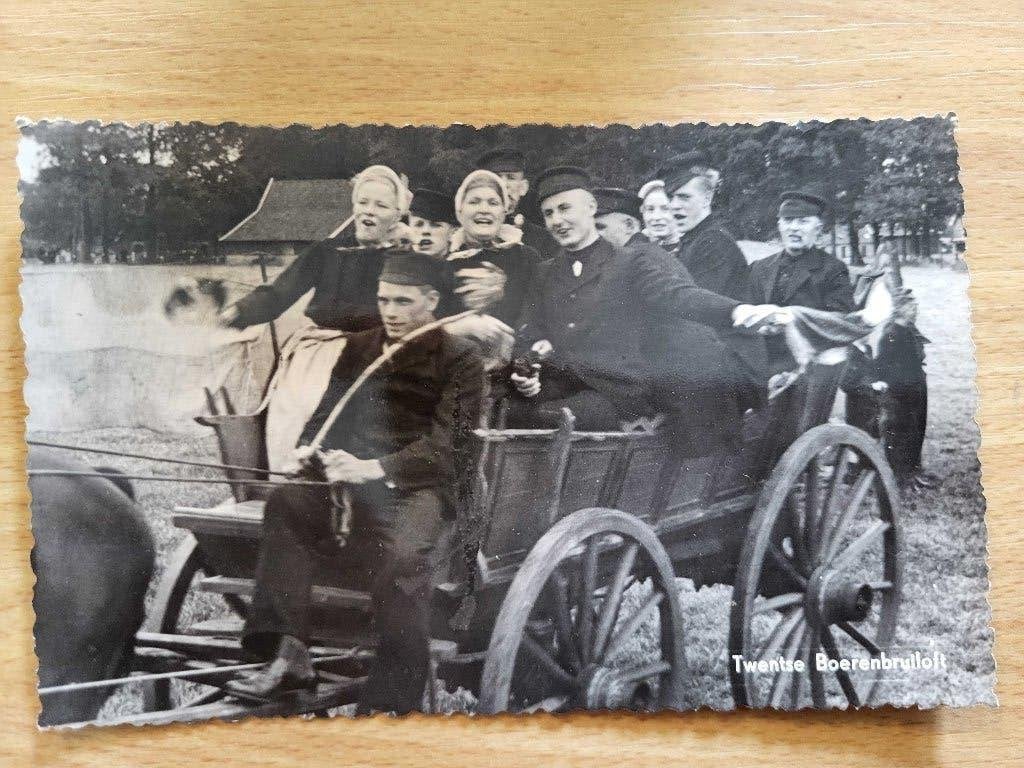 ansicht TWENTE Boerenbruiloft, Verzamelen, Ophalen, Voor 1920, Overijssel