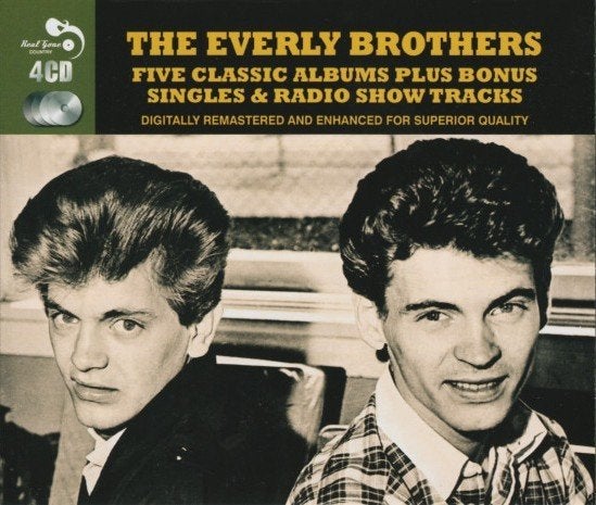 Everly Brothers - Five Classic Albums+ Bonus Singles, 4X CD), Ophalen of Verzenden, Zo goed als nieuw
