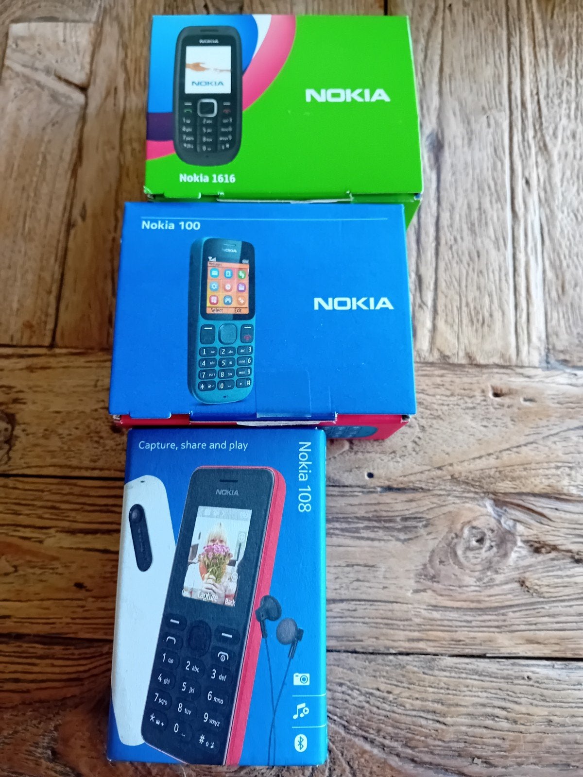 3 x nokia, Ophalen, Zwart