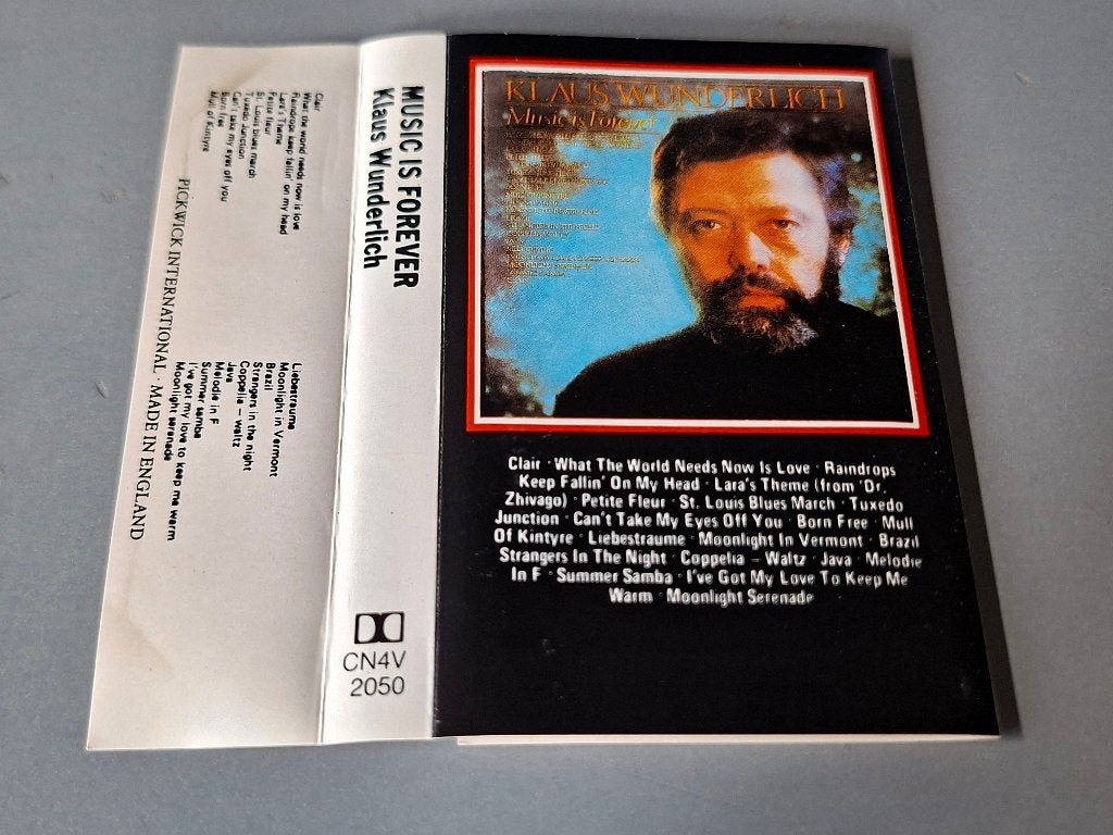 KLAUS WUNDERLICH - MUSIC IS FOREVER (MC), 1 bandje, Ophalen of Verzenden, Zo goed als nieuw, Origineel