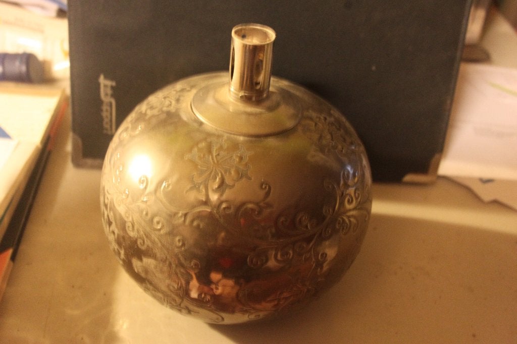 702x - olielamp 1 - olielamp 2 - 2 kleine olielampjes - ook, Ophalen of Verzenden, Gebruikt