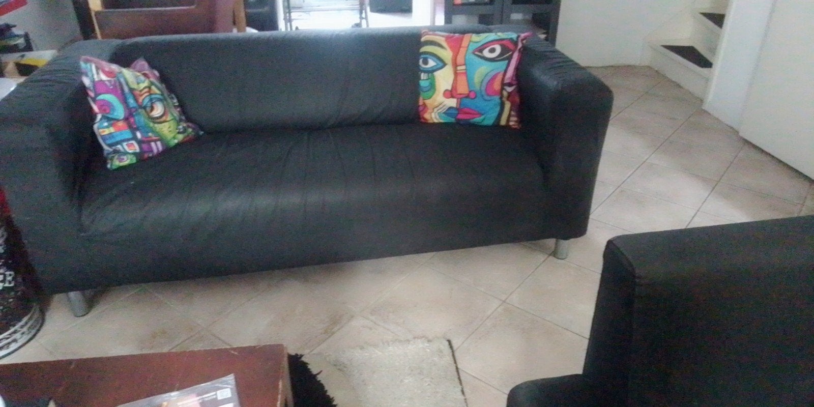 In Swifterbant  te koop ikea bankstel met wasbare hoes, niet, Ophalen, Gebruikt, 150 tot 200 cm, Tweepersoons