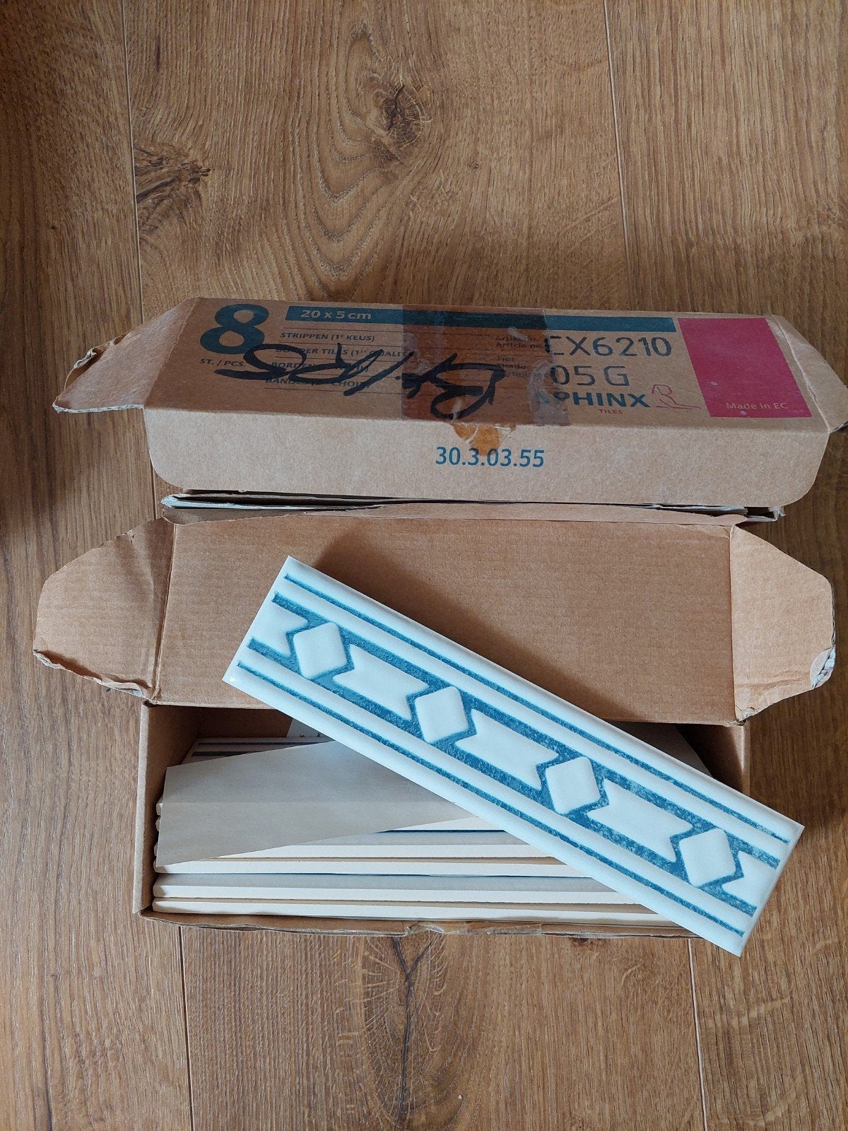 13 Sphinx tegelstrips.  Nieuw, Doe-het-zelf en Verbouw, Ophalen, Nieuw, Minder dan 20 cm, Minder dan 20 cm