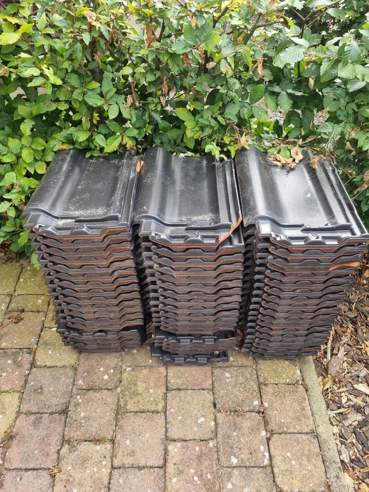 Restpartij dakpannen Nelskamp, Doe-het-zelf en Verbouw, Dakpannen en Dakbedekking, Ophalen, Steen of Klei, 15 m² of meer, Dakpannen