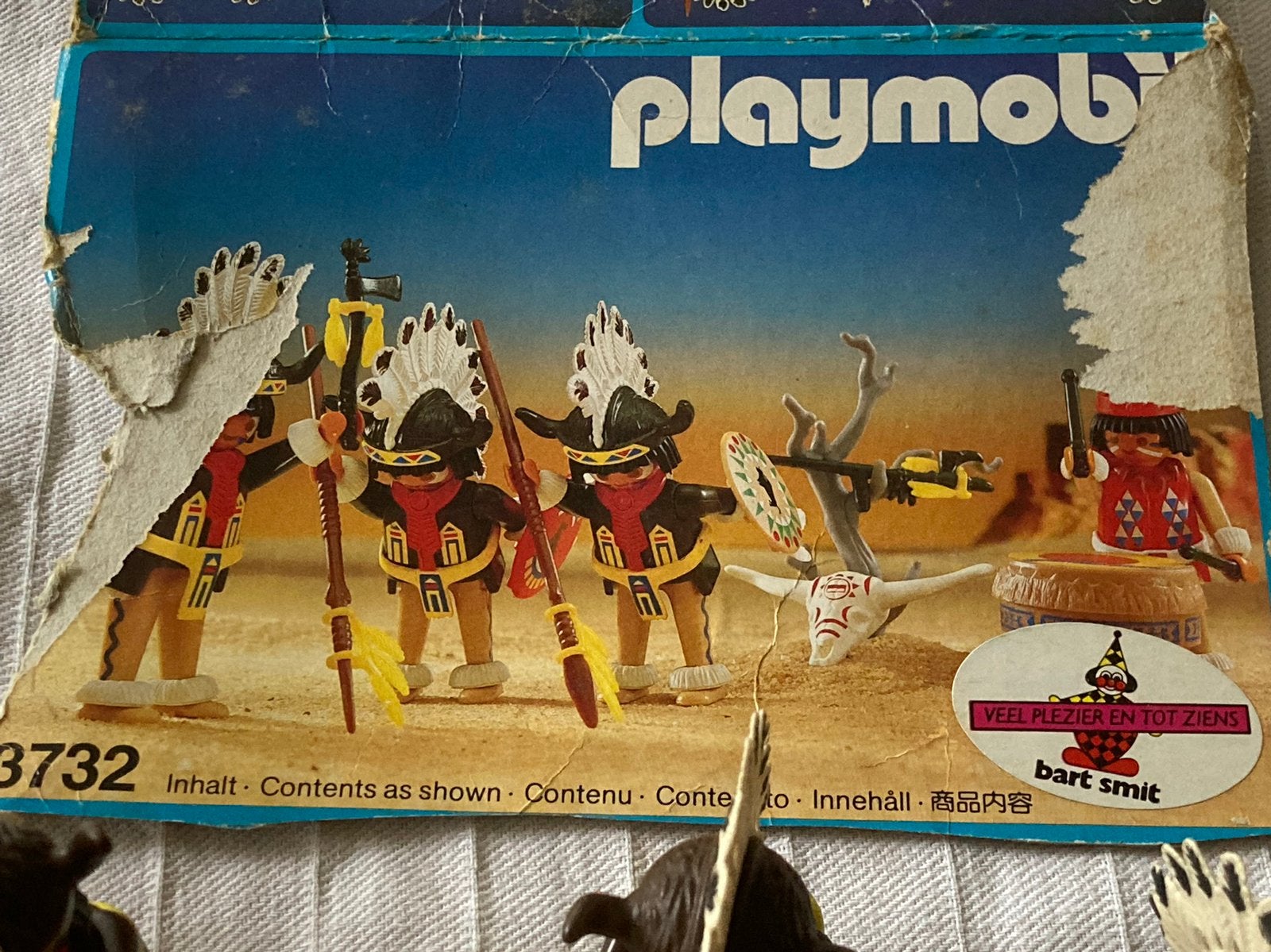 Indiaans oorlogsgeweld van playmobil Nr 3742, Ophalen of Verzenden, Gebruikt