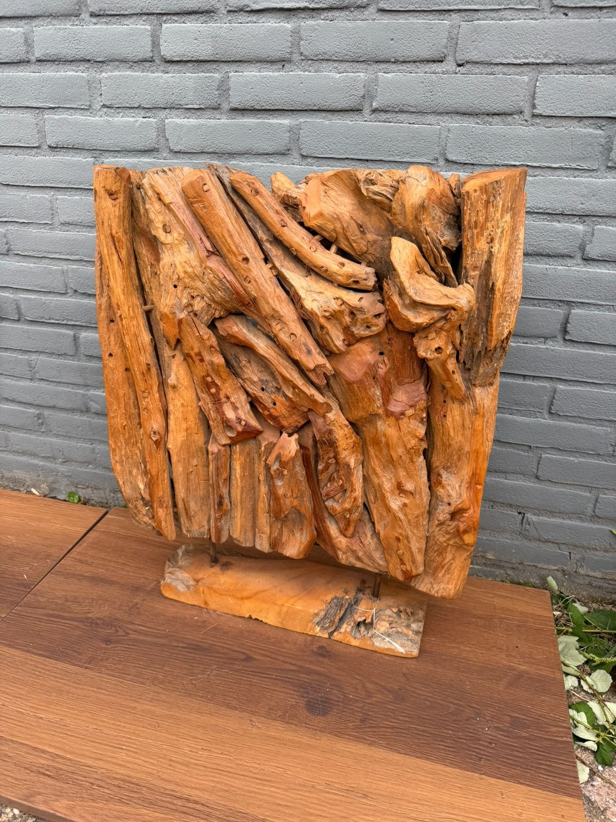 Decoratie drijfhout / teakhout, Ophalen, Gebruikt