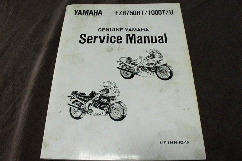 Yamaha FZR750 RT FZR1000 T/U 1987 motorcycle service manual, Ophalen of Verzenden, Yamaha