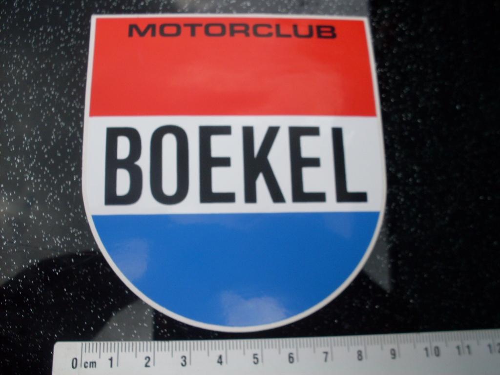 sticker motorclub boekel nederland nl vlag, Verzamelen, Stickers, Verzenden, Zo goed als nieuw, Bedrijf of Vereniging