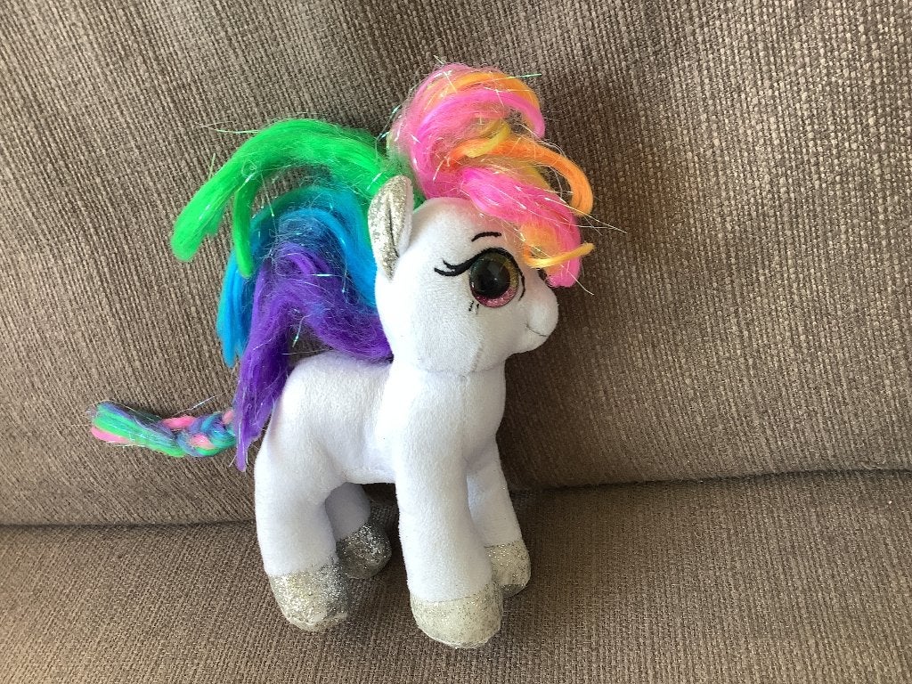 Ty Starr pony knuffel 18 cm hoog 3,50 euro, Ophalen of Verzenden, Zo goed als nieuw, Paard
