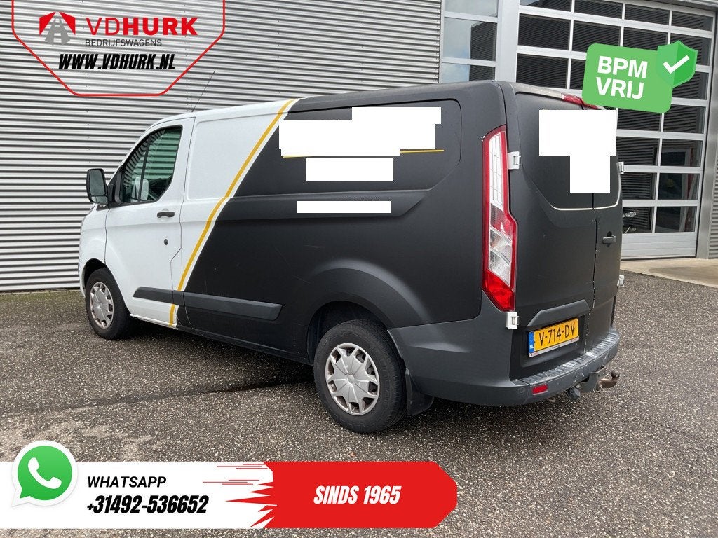 Ford Transit Custom 2.0 TDCI 130 pk EXPORT Airco/ Cruise/ PD, Voorwielaandrijving, Verwarmde buitenspiegels, Stof, Euro 6