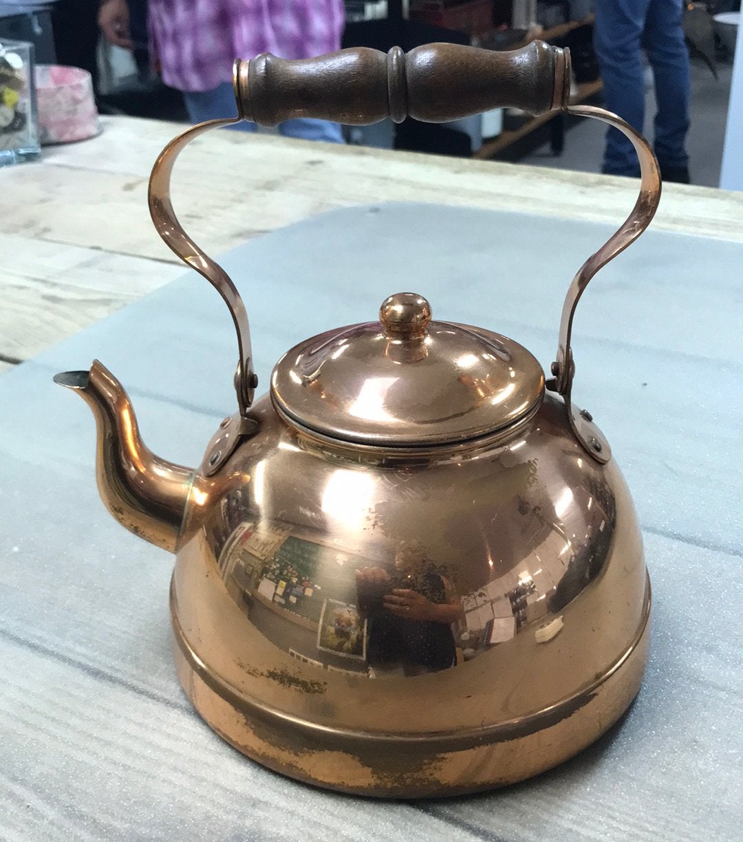 Rood koperen ketel, Antiek en Kunst, Ophalen of Verzenden