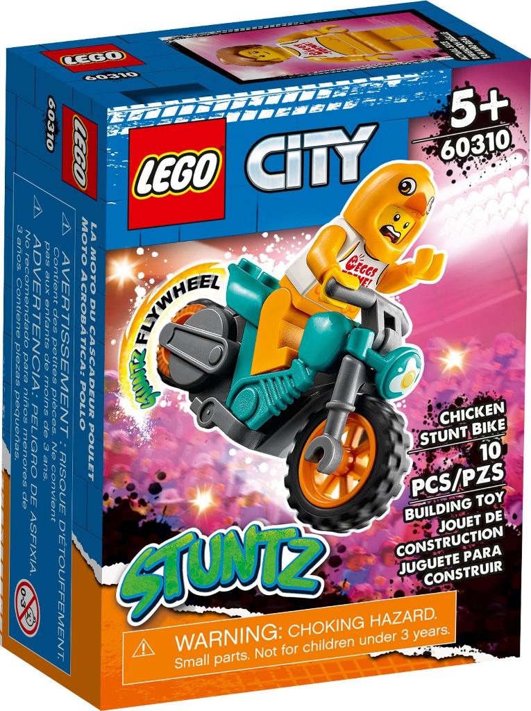LEGO 60310 CITY STUNTZ - Kip stuntmotor (sealed), Ophalen of Verzenden, Nieuw, Complete set, Lego