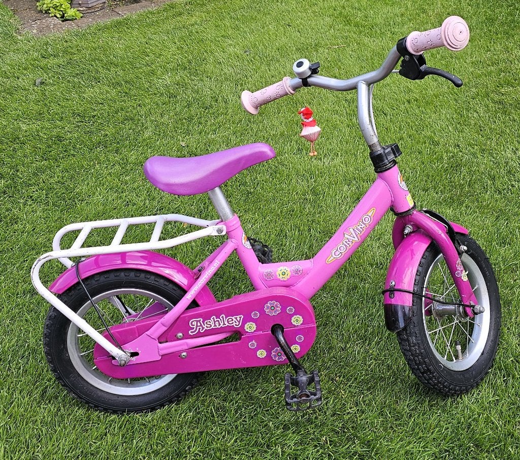 CorVino kinderfietsje 12 inch wielen, Ophalen, Terugtraprem, Gebruikt, Corvino