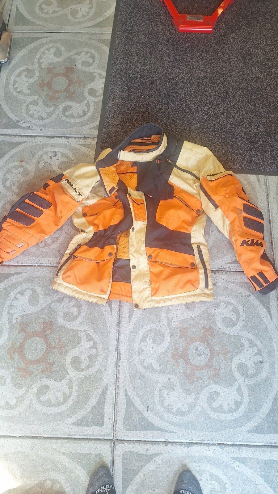 KTM all road enduro Jas en broek XL, Motoren, Ophalen of Verzenden, Tweedehands