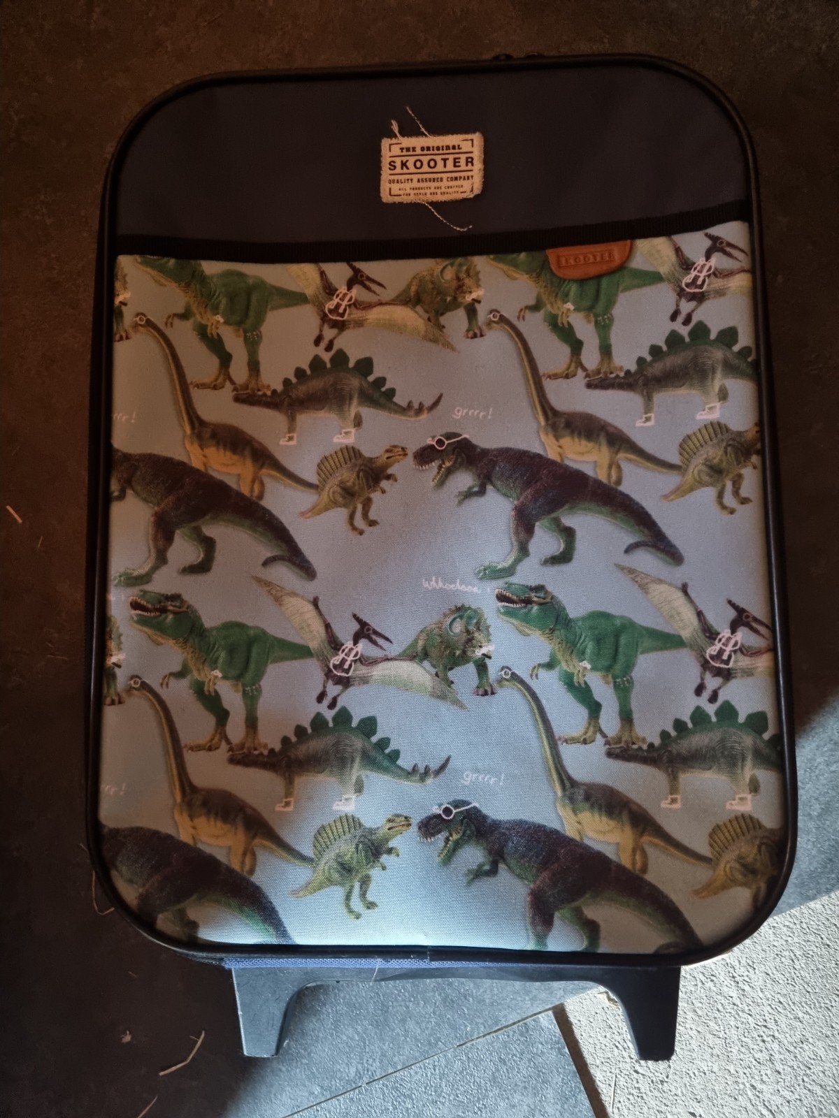 Kinderkoffer met dinosaurusprint, Ophalen of Verzenden, Gebruikt