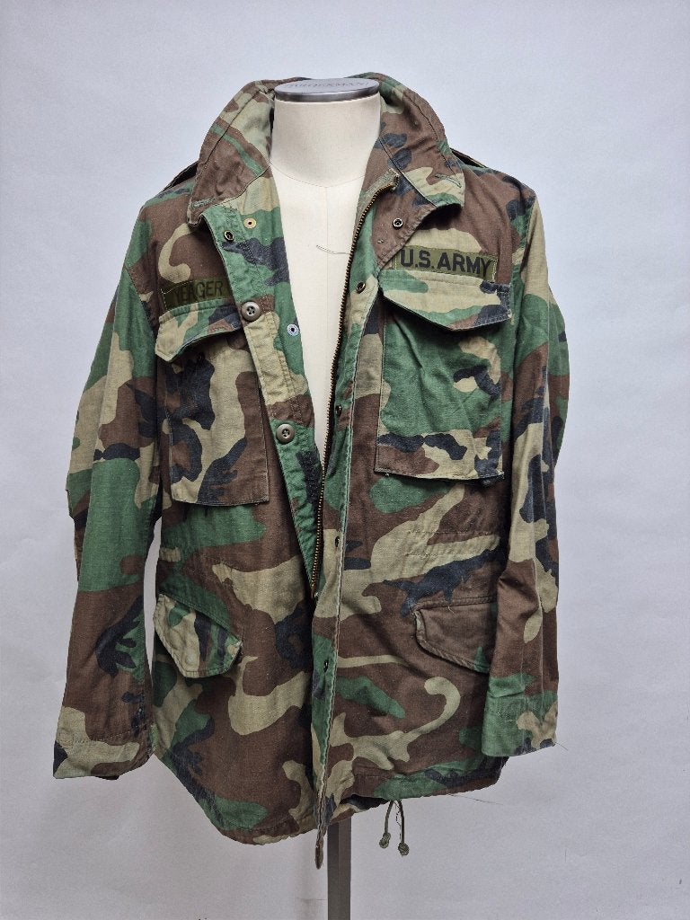 US Army camouflage M65 Parka 1984 Large, Verzamelen, Militaria | Algemeen, Ophalen of Verzenden, Landmacht, Amerika, Kleding of Schoenen