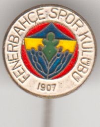 Fenerbahce vintage voetbal speld, Verzenden, Zo goed als nieuw, Sport