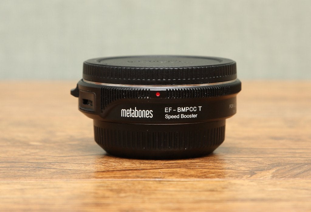 Metabones EF - BMPCC T 0.58x Speedbooster, Ophalen of Verzenden, Zo goed als nieuw, Voorzetlens/converter, Canon EF