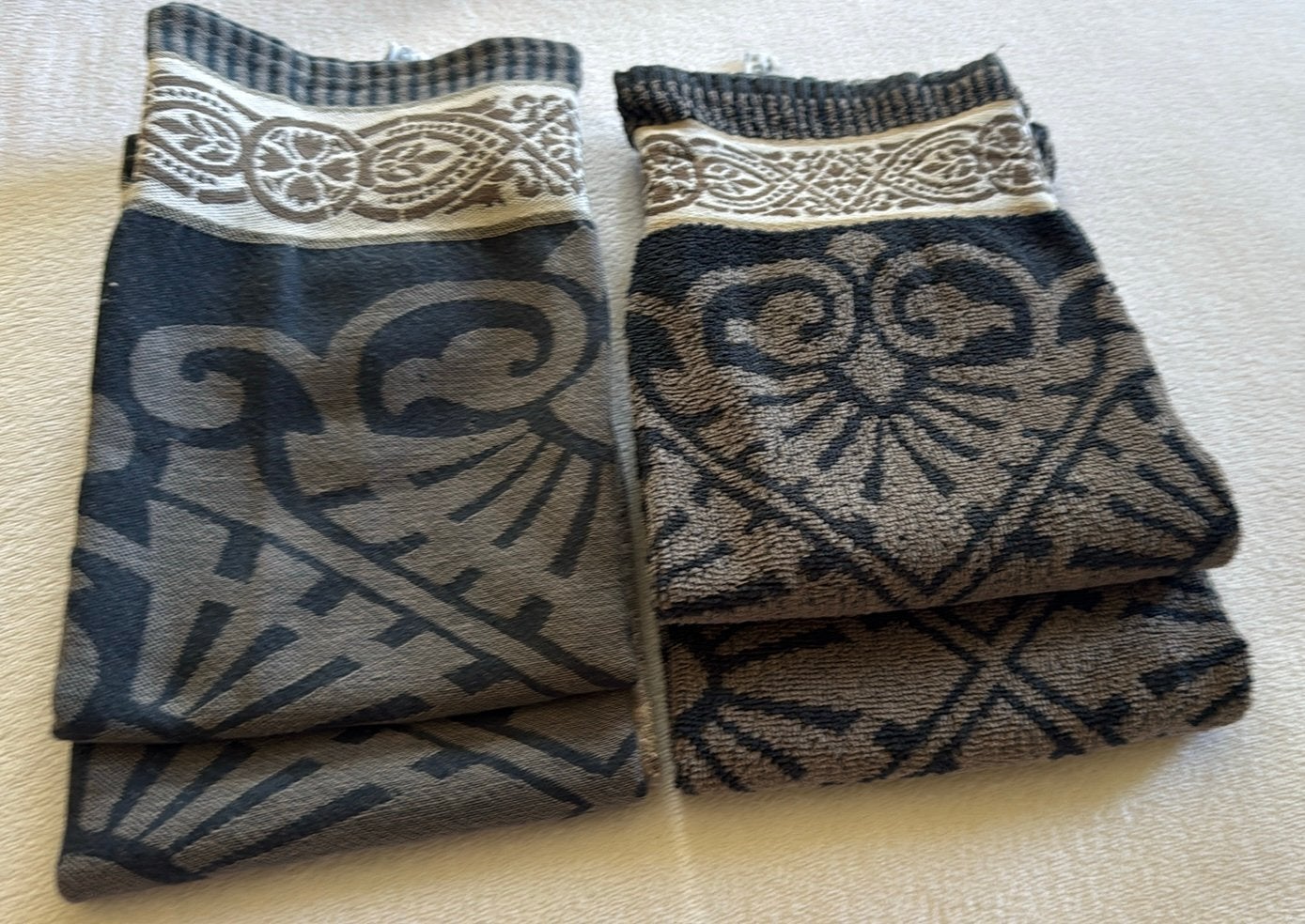 DDDDD keukensets, Huis en Inrichting, Keuken | Textiel, Gebruikt, Katoen, Blauw, Wasbaar