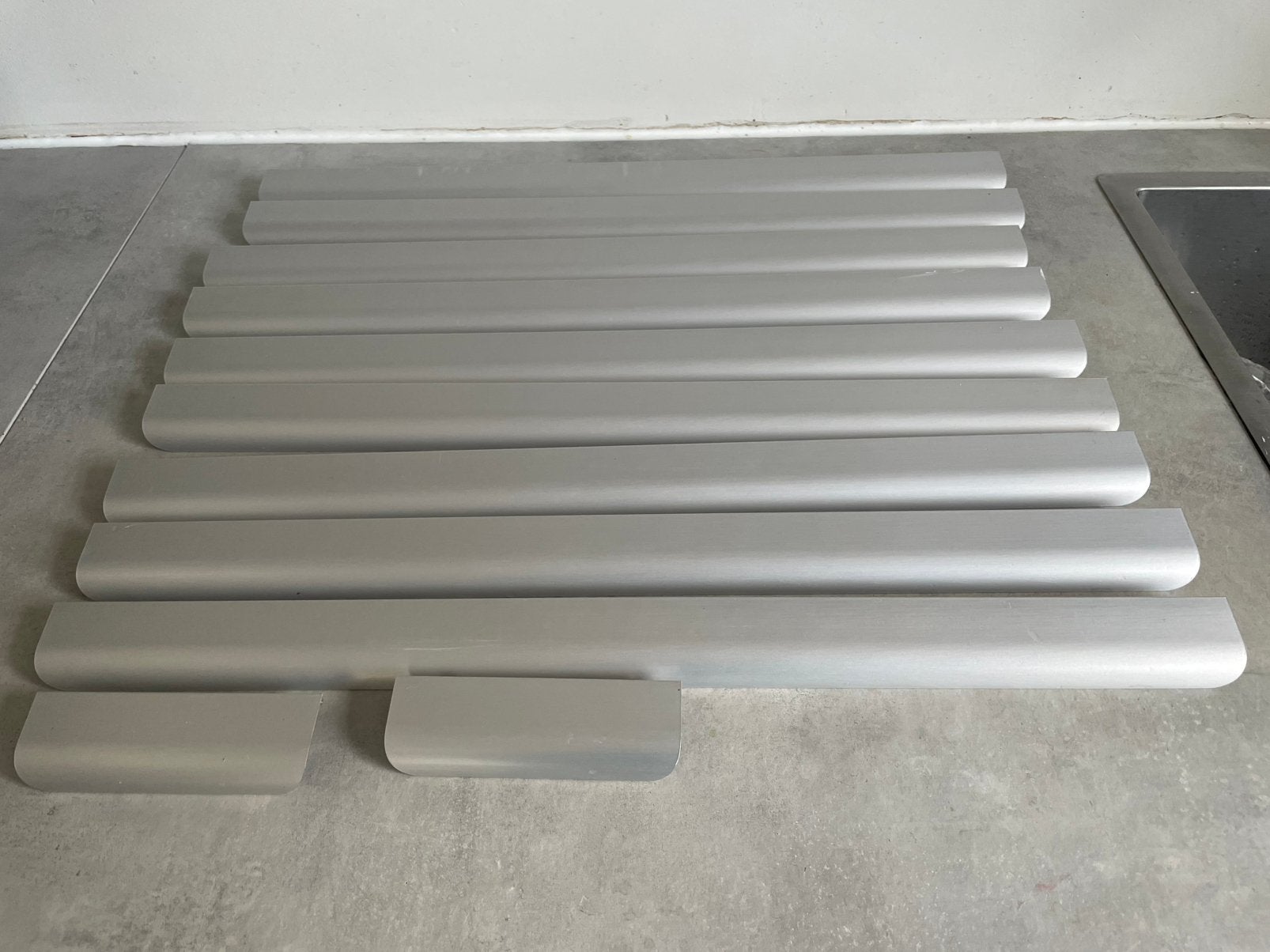 Set handgrepen Ikea RVS, Ophalen, Zo goed als nieuw