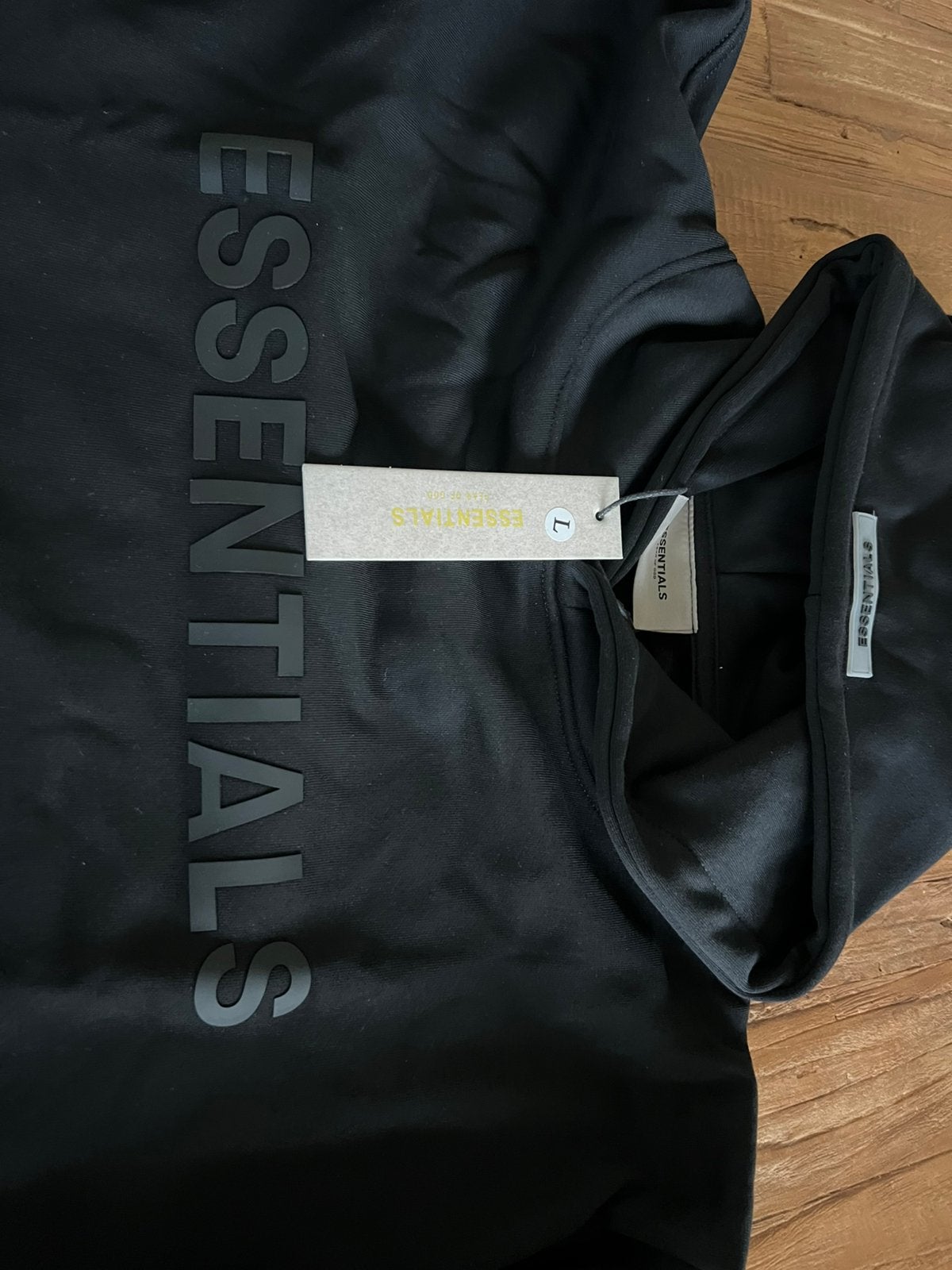 Essentials Fear of God Hoodie en Joggingbroek Zwart Maat M, Verzenden, Zo goed als nieuw, Zwart