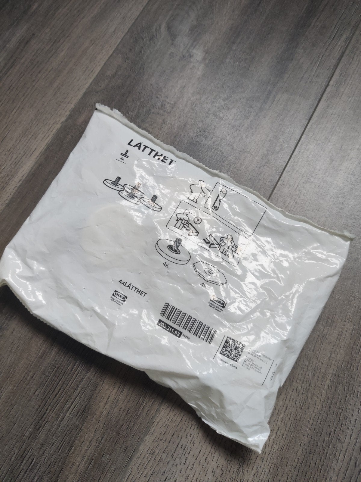 Ikea Lätthet pootjes, Ophalen, Nieuw