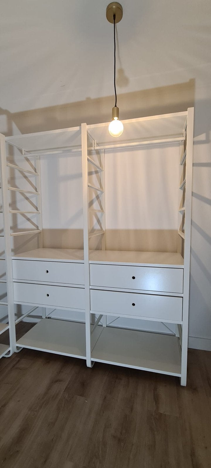 IKEA ELVARLI Kledingkastcombinatie, Huis en Inrichting, Kasten | Kledingkasten, Gebruikt, 200 cm of meer, 150 tot 200 cm, 50 tot 75 cm