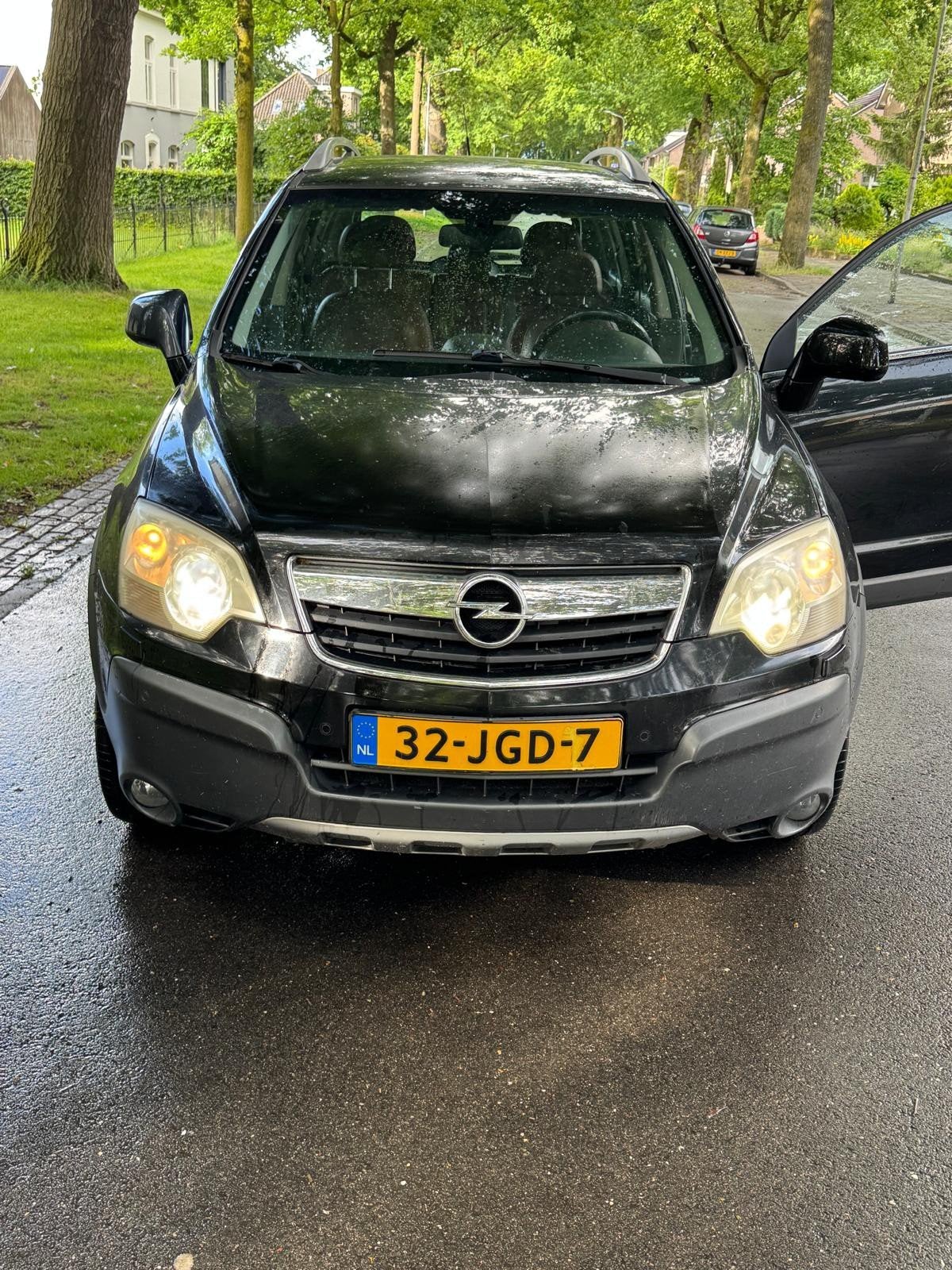 Opel Antara 3.2 24V AUT 2007 Zwart, Auto's, Opel, Automaat, 3195 cc, 227 pk, 2000 kg