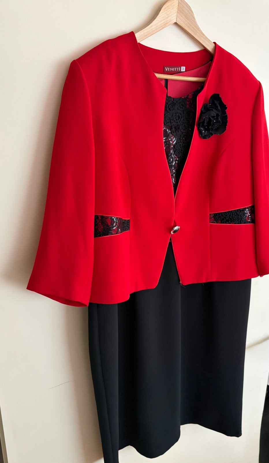 Dames avond jurk met jasje maat 52, Ophalen of Verzenden, Zo goed als nieuw, Maat 46/48 (XL) of groter, Carnaval