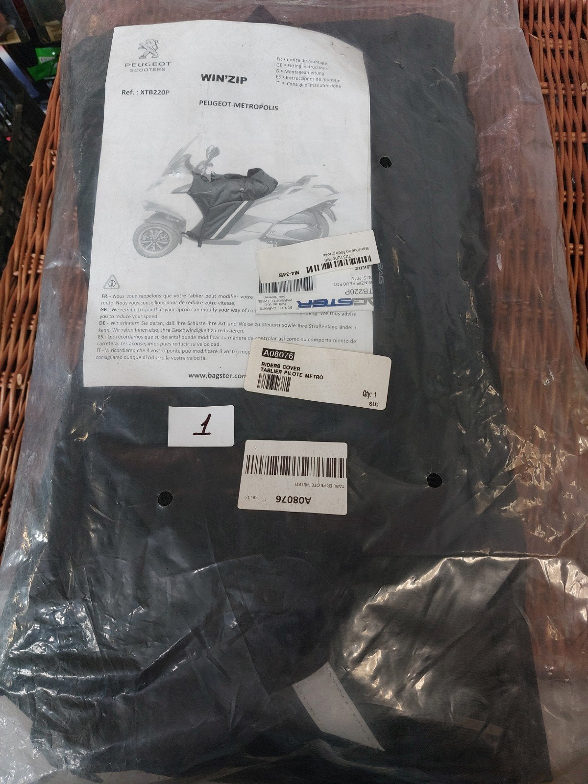 Beenkleed Metropolis Peugeot Bagster Win'Zip XTB220P, Ophalen of Verzenden, Nieuw