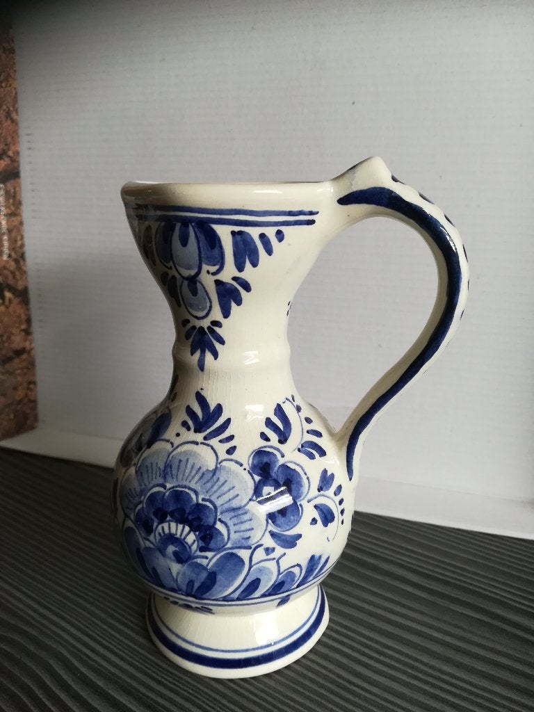Delfts blauw aardewerk vaas vaasje kannetje, Antiek en Kunst, Ophalen of Verzenden