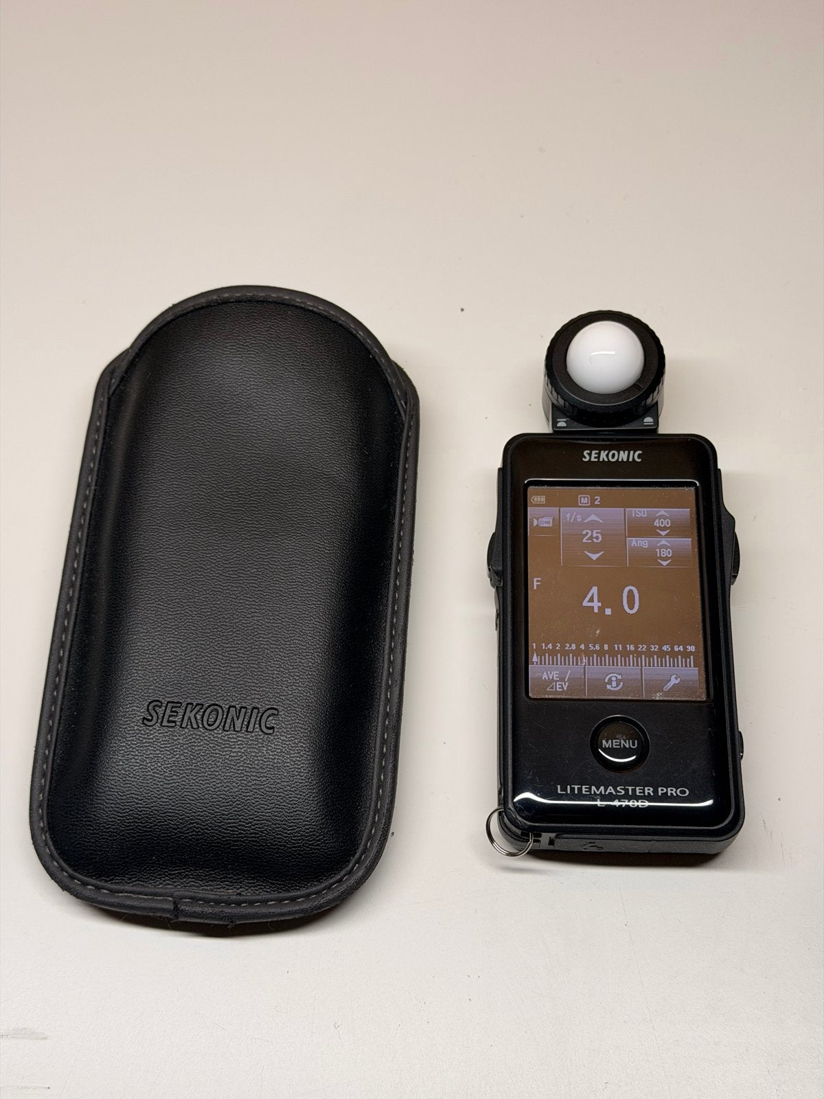 Sekonic Litemaster Pro L-478D Lichtmeter met hoesje, Sekonic, Lichtmeter, Ophalen, Zo goed als nieuw