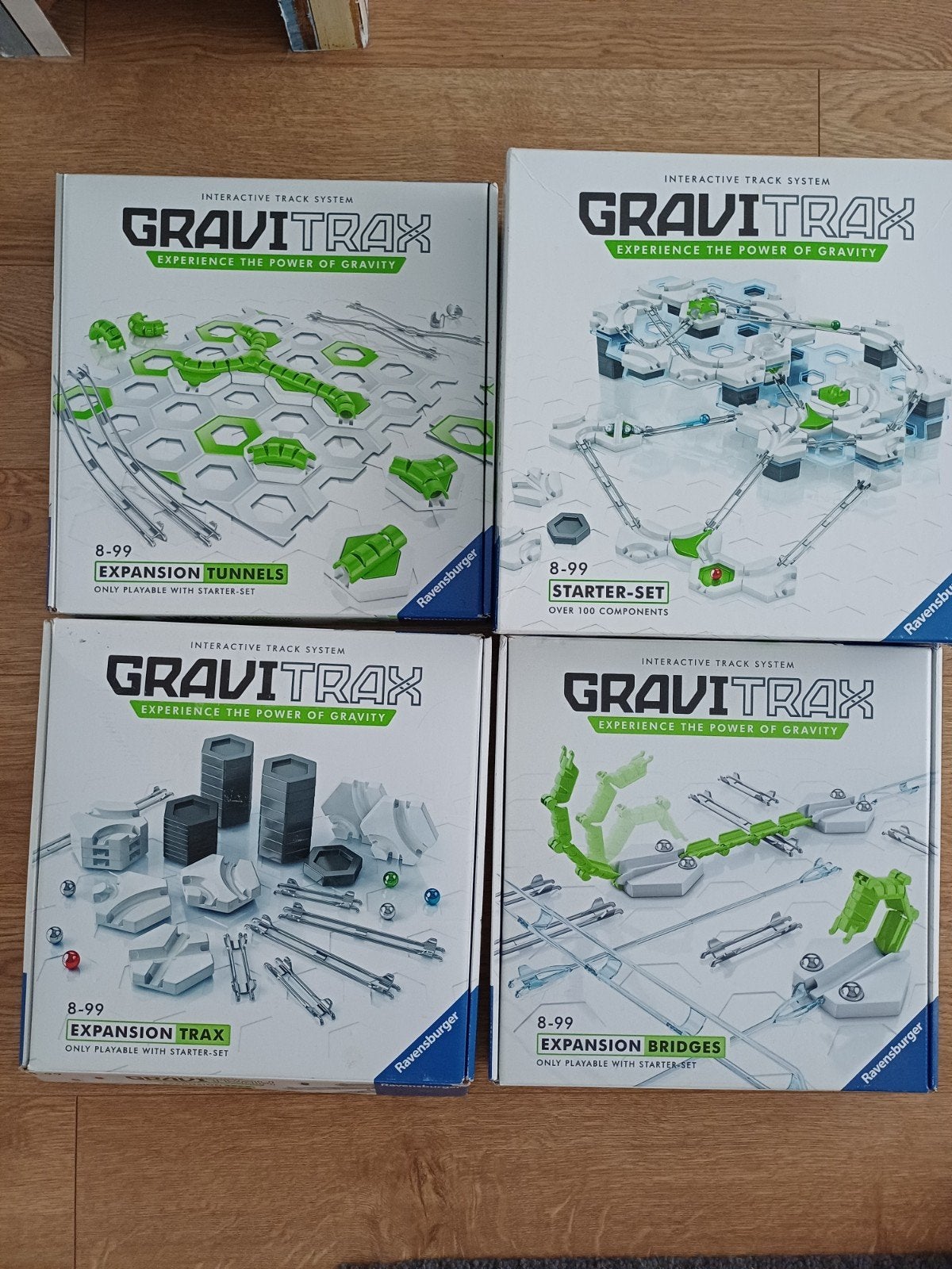 GraviTrax Starter-Set en Uitbreidingen (4 dozen), Ophalen of Verzenden, Zo goed als nieuw, Bouwen