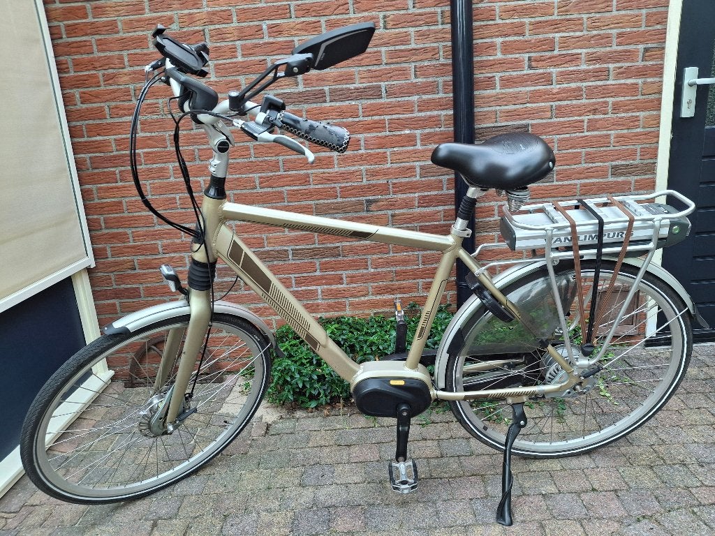 Elektrische fiets. Merk Limpurg, Zo goed als nieuw, 51 tot 55 cm, 50 km per accu of meer, Ophalen