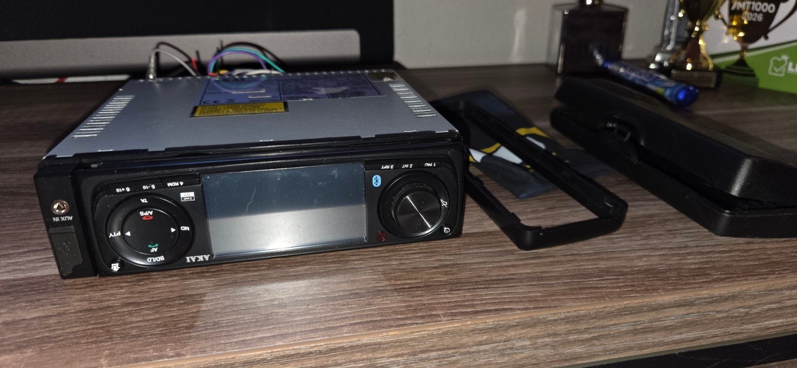 Akai ACAD30B  Autoradio met CD/DVD, Bluetooth, 3" Touchs, Auto diversen, Ophalen of Verzenden, Nieuw