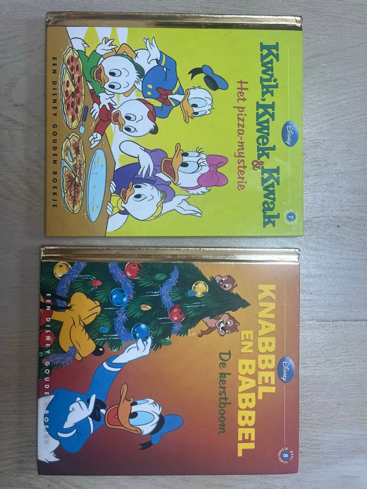 Disney Gouden Boekjes: Kwik, Kwek & Kwak en Knoebel & Babbel, Boeken, Ophalen of Verzenden, Gelezen, Sprookjes